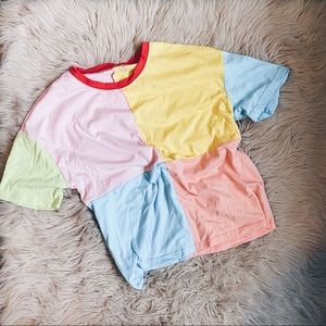 Vintage style crop top